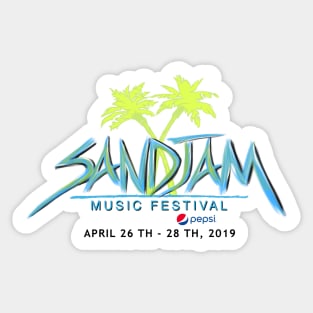 WALL ART SAND JAM FESTIVAL Sticker